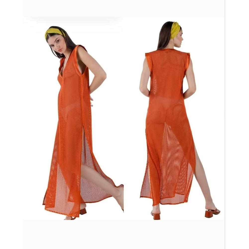 NWT My Beachy Side Camelia Knit Mesh Coverup Size Small